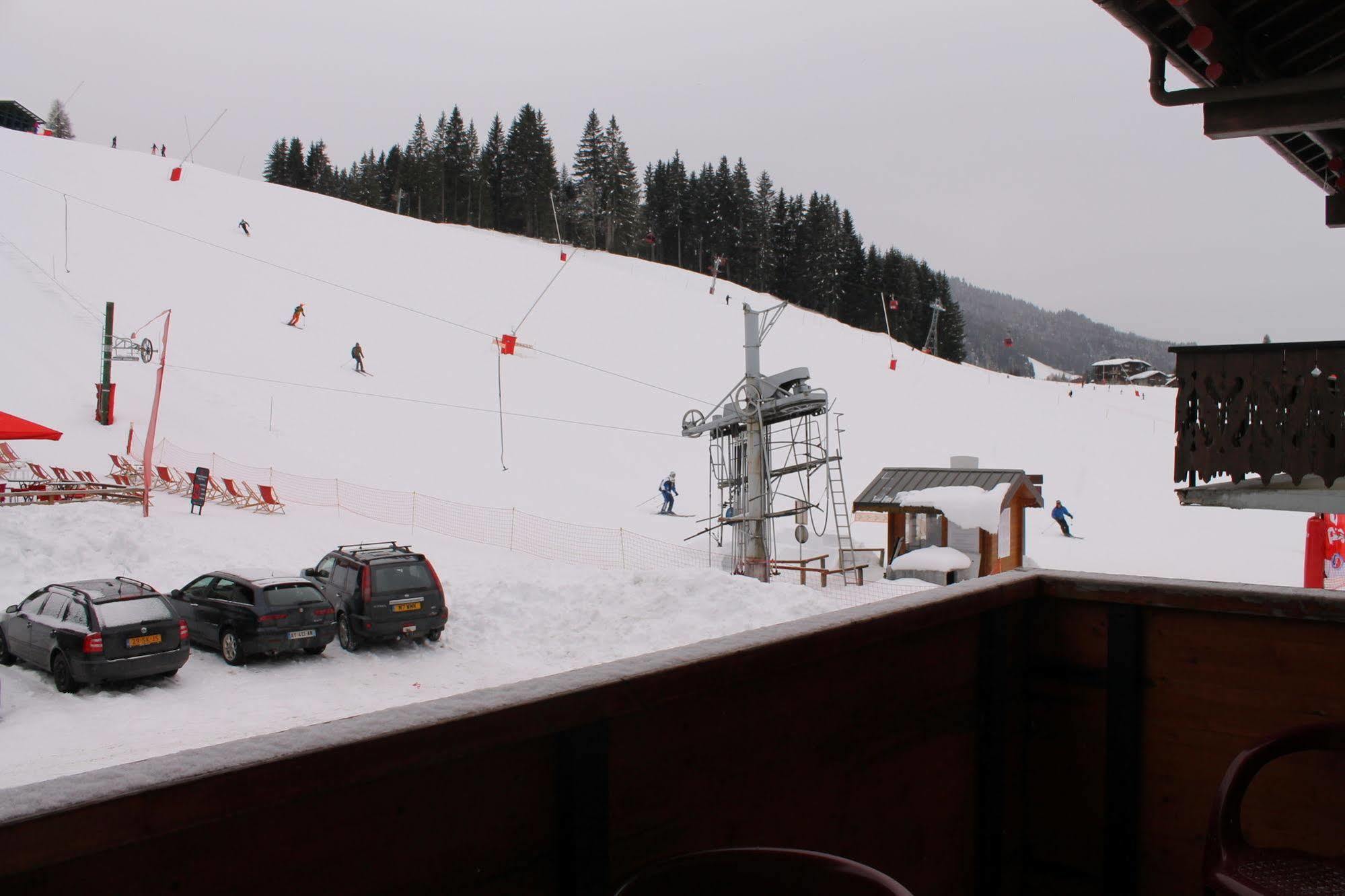 Chalet Hotel Aiguille Blanche Logis Les Gets Exterior photo