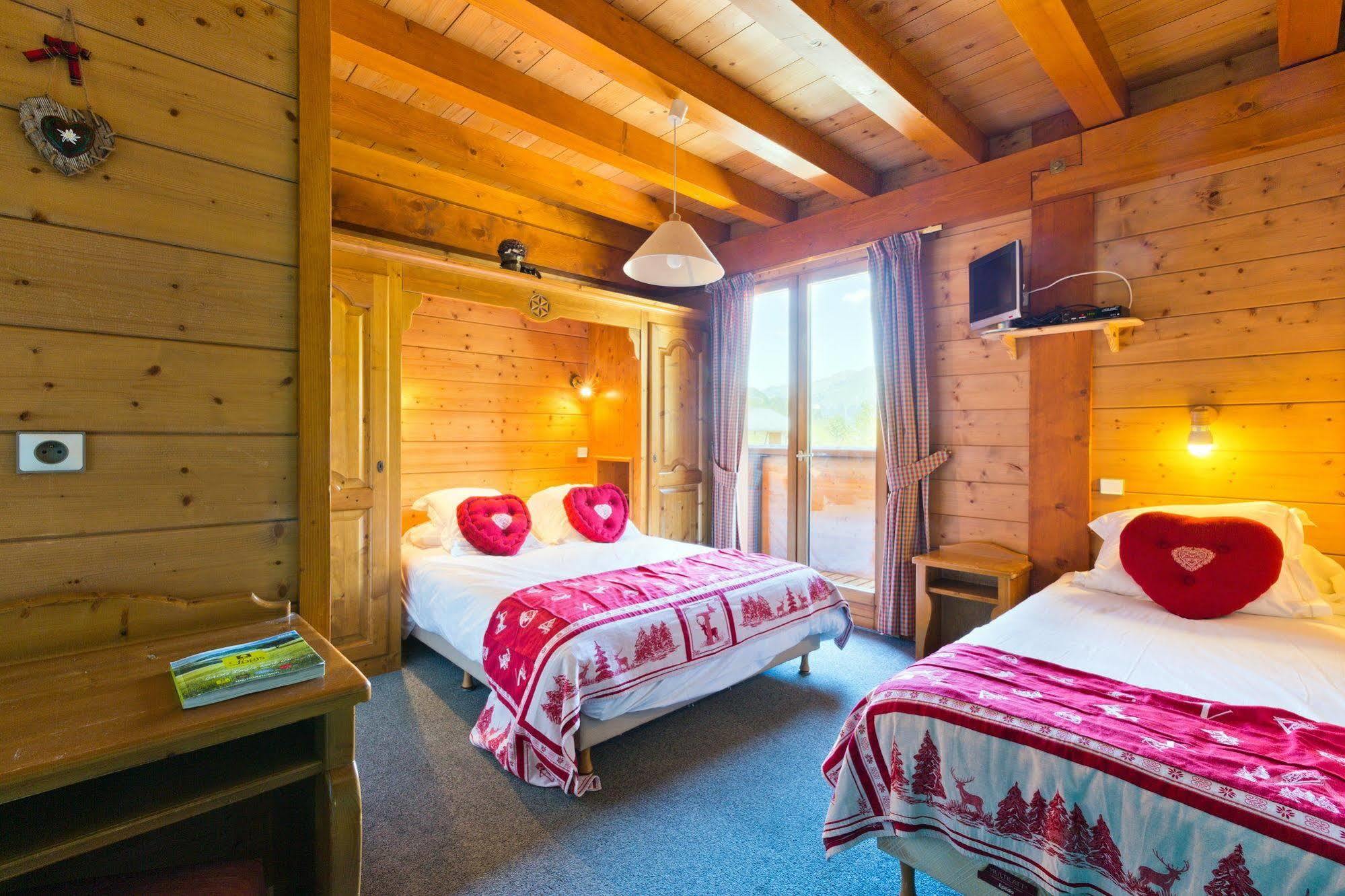 Chalet Hotel Aiguille Blanche Logis Les Gets Exterior photo