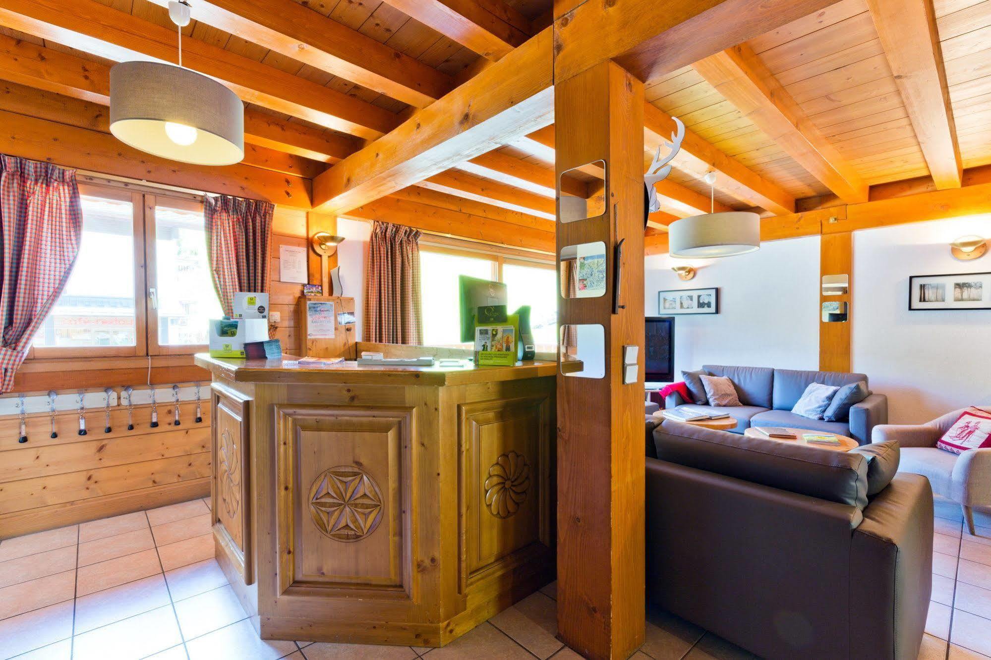 Chalet Hotel Aiguille Blanche Logis Les Gets Exterior photo